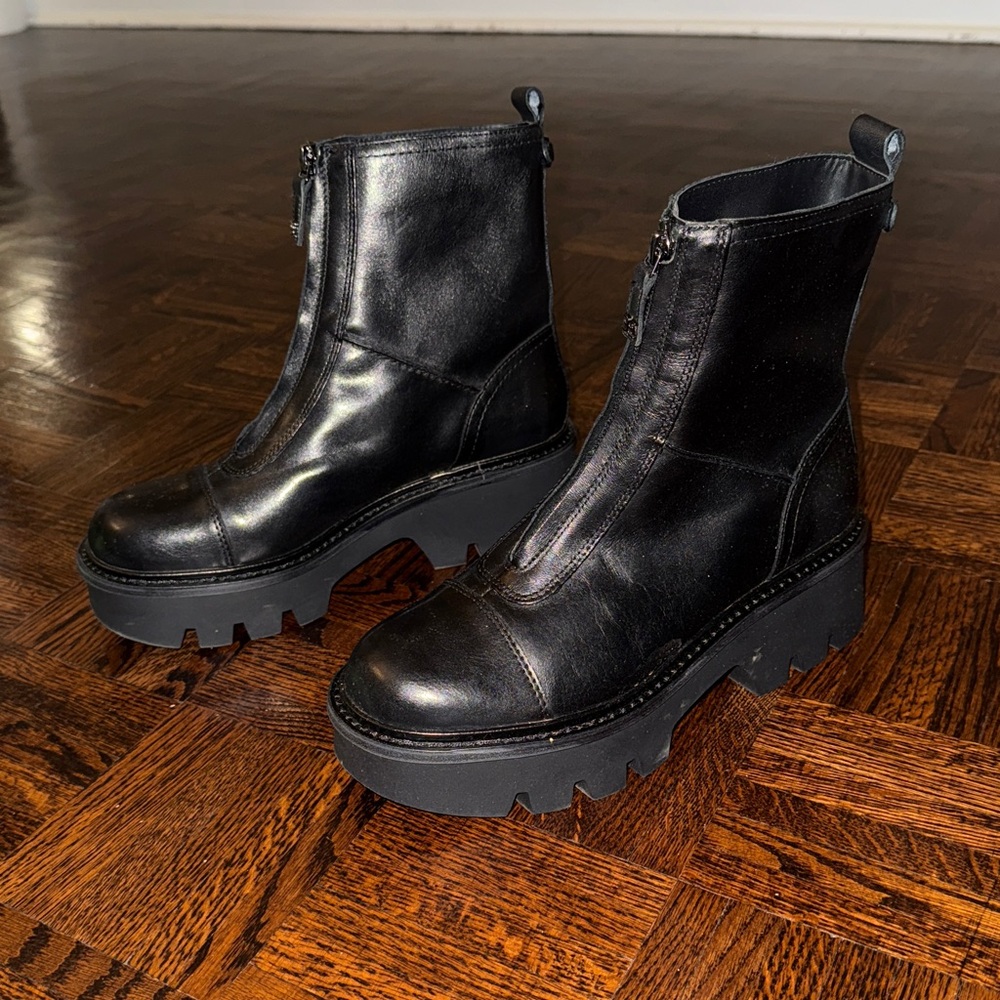 NEW Sam edelmon Black Women's leather boots